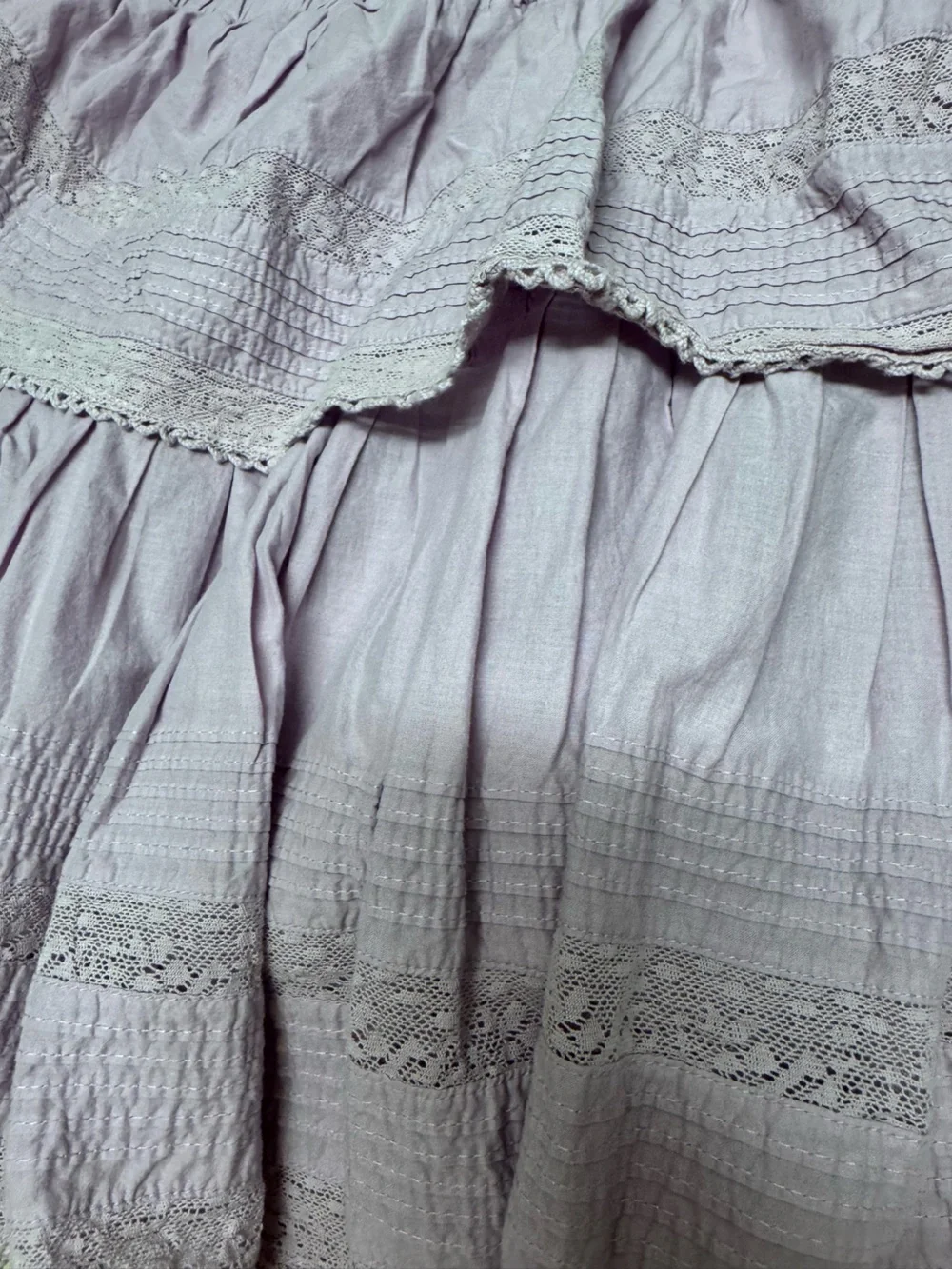 LoveShackFancy Ruffle Mini Skirt - Picture 7 of 8